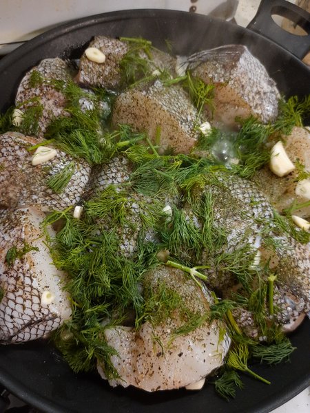 Макрурус на сковороде