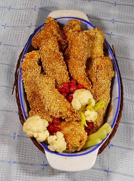 Филе индейки в кунжуте