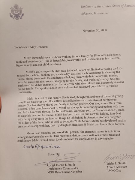 07.2007- 12.2008 няня -гувернантка. Семья американских дипломатов. Трое детей. Девочка 8 лет, мальчики 5 и 3.
Сопровождение детей в сад и школу.Помощь в выполнении домашних заданий.прогулка, спортивные настольные игры,чтение книг, развивающие игры.Бассейн