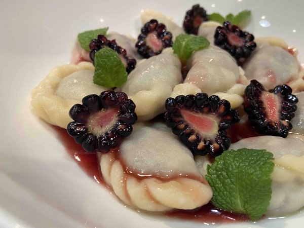 Вареники с ягодами