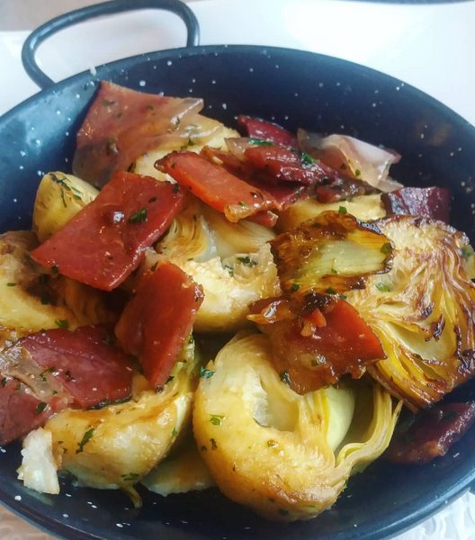 Артишоки с хамоном
