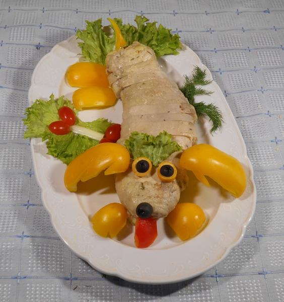 Куриный рулет